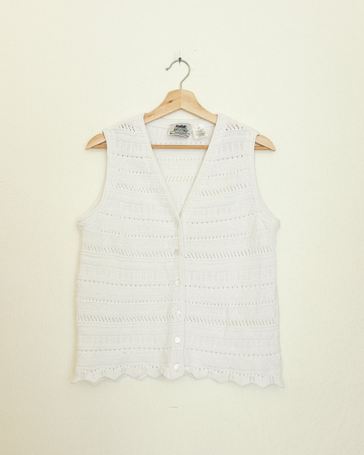 White Sweater Vest