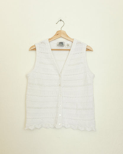 White Sweater Vest