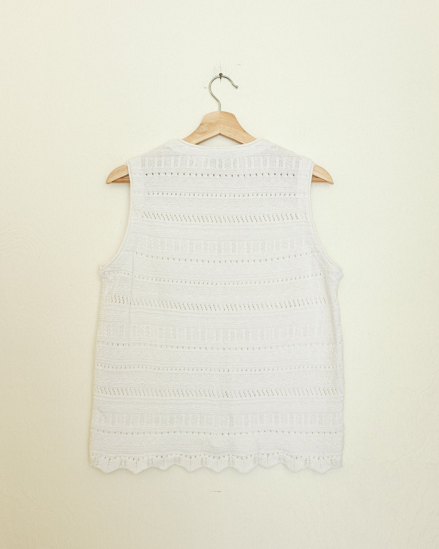 White Sweater Vest