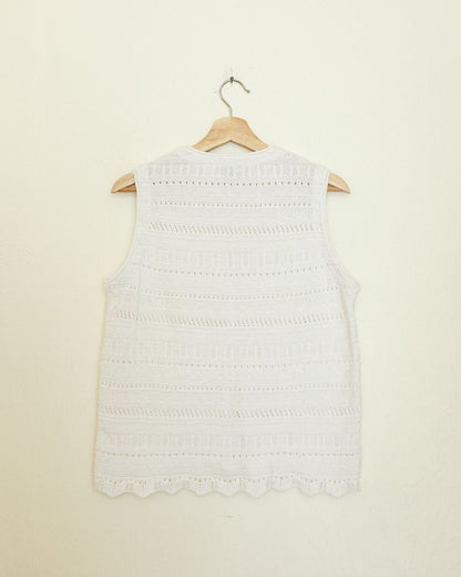 White Sweater Vest