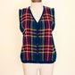 Plaid Sweater Vest