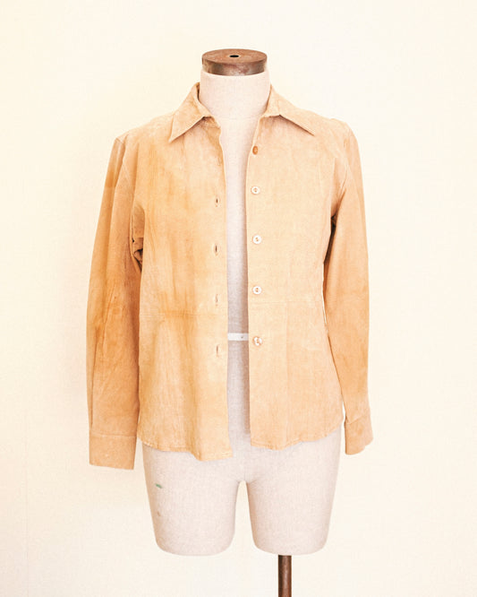 Latte Suede Shirt