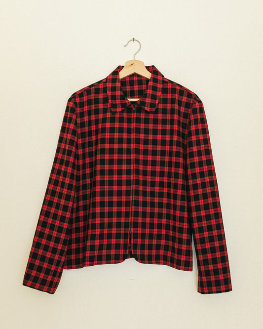 Red Plaid Jacket