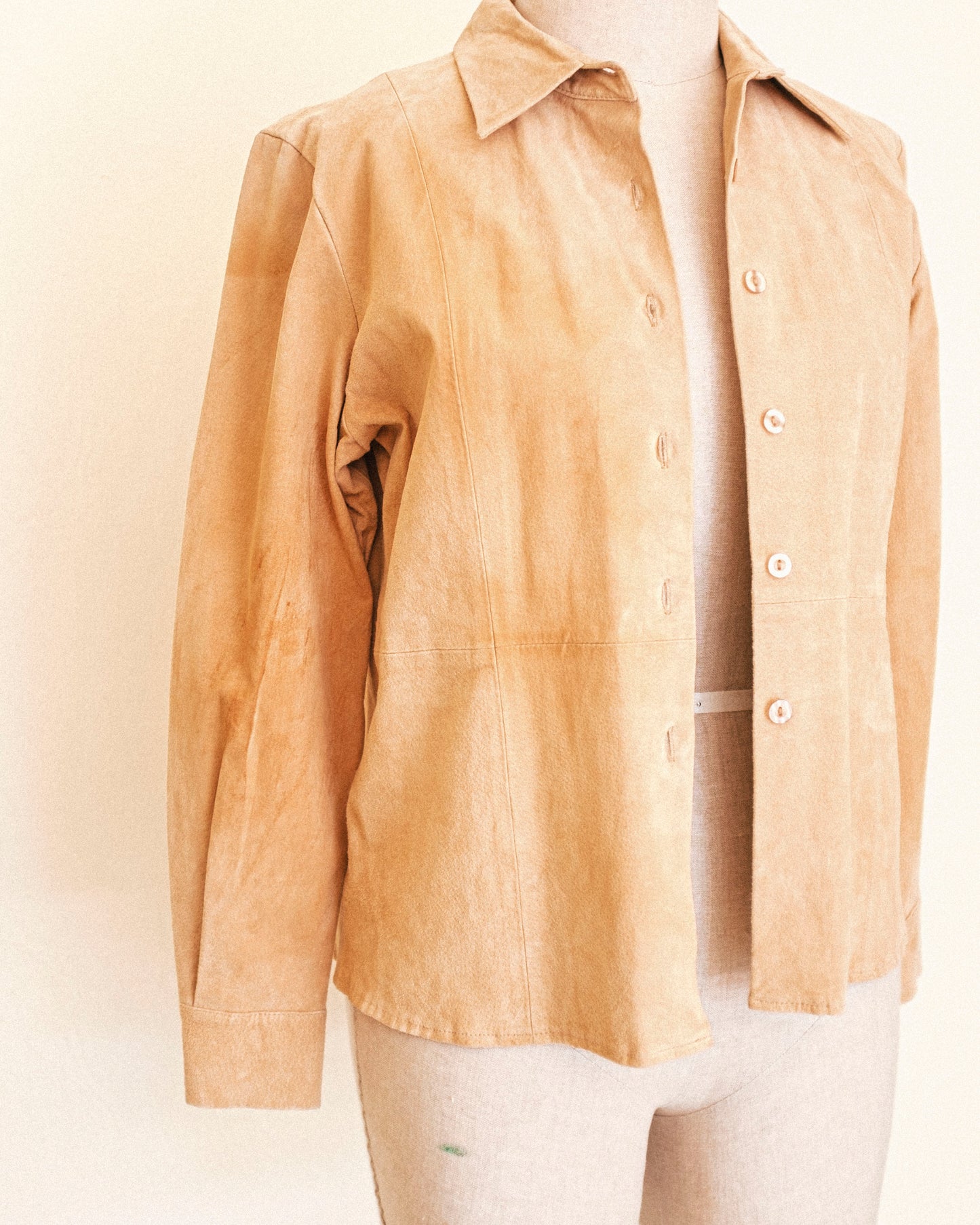 Latte Suede Shirt