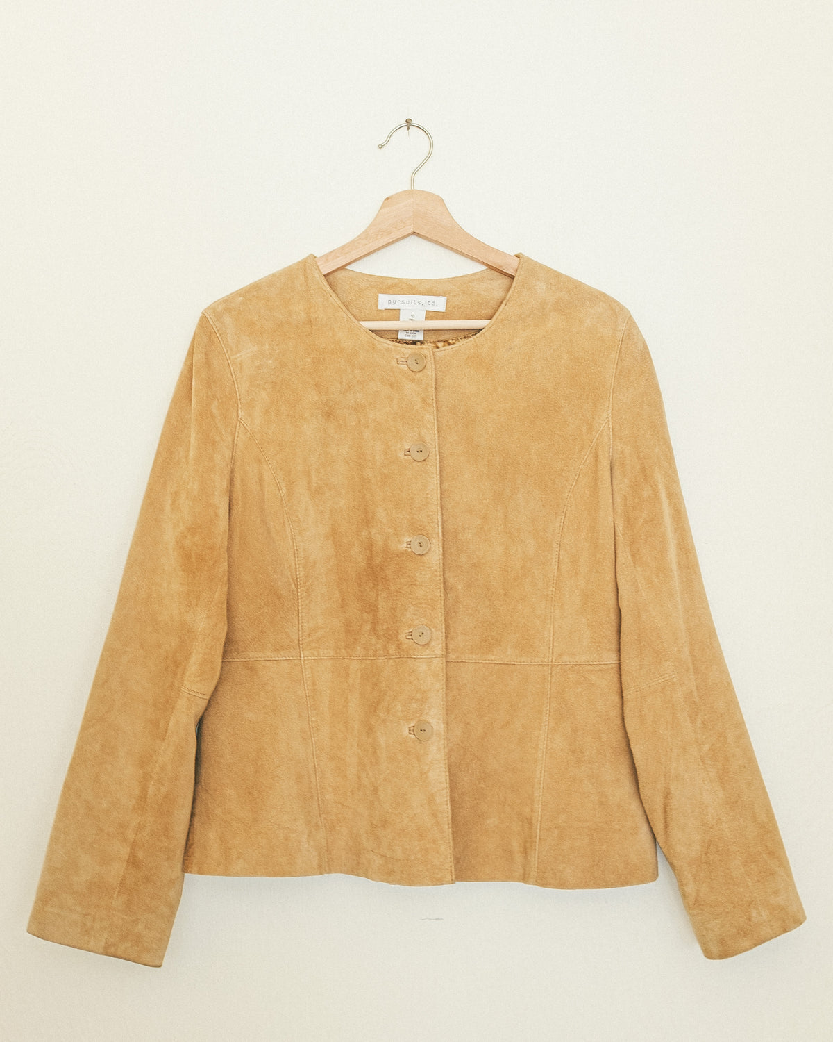 Camel Suede Jacket