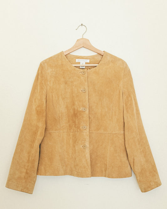 Camel Suede Jacket