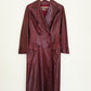 70's Aigner Wine Trench Coat