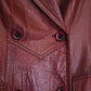 70's Agner Wine Trench Coat