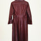 70's Aigner Wine Trench Coat