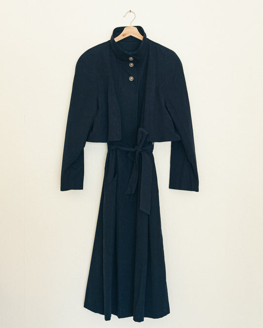 High Collar Trench Coat