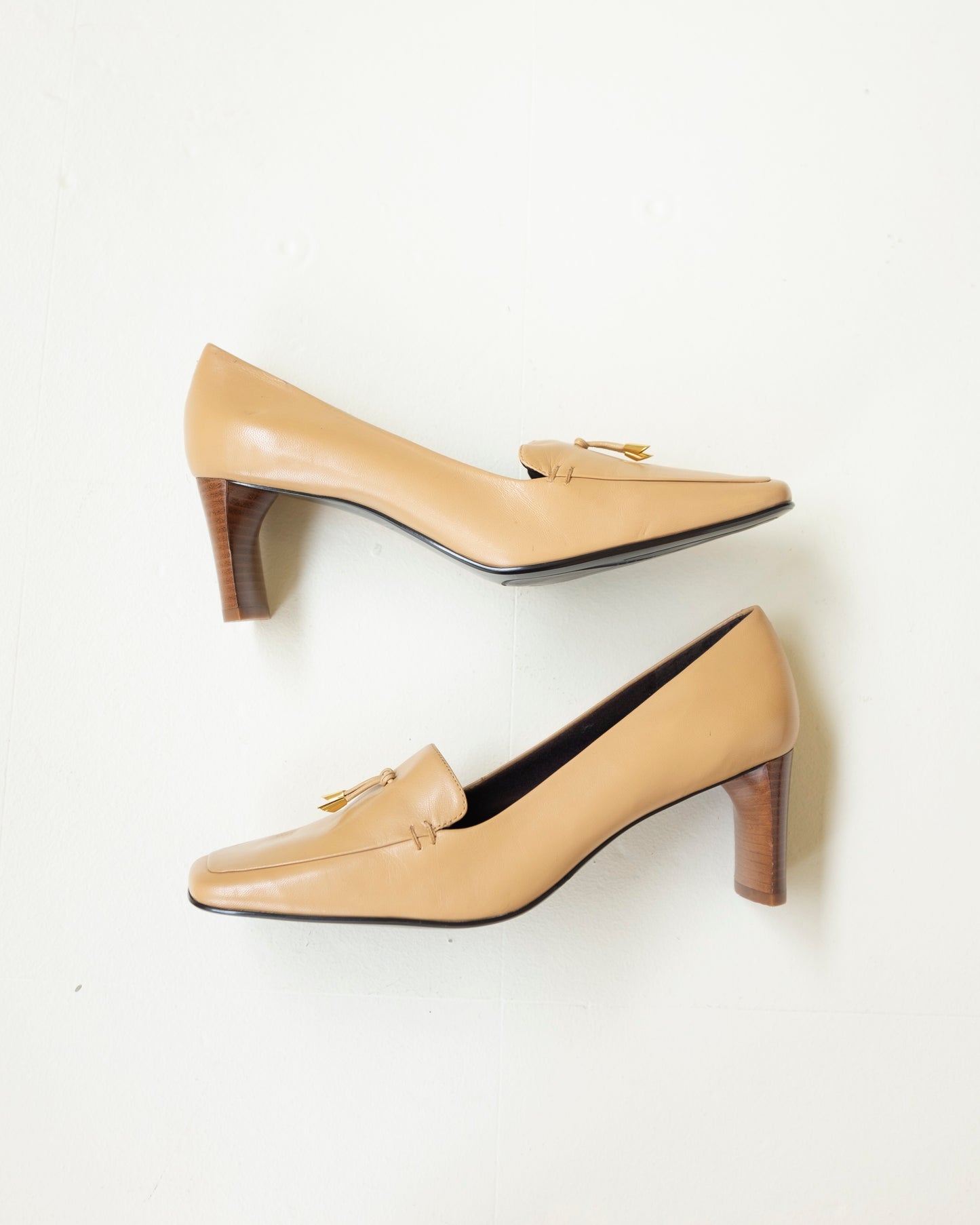 Cafe Au Lait Heel Loafers 9