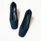 Navy Square Toe Pumps 6.5