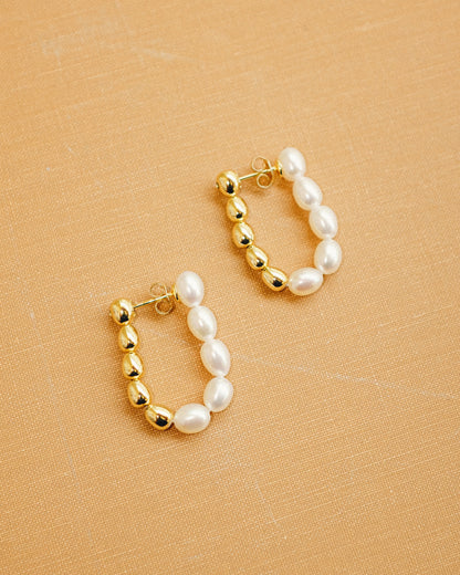 Goddess Pearl Earrings