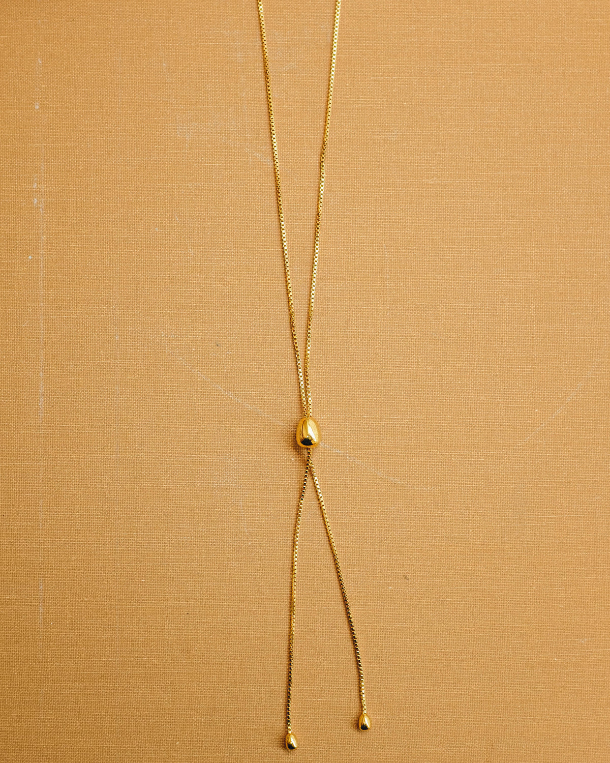 Infinity Bolo Necklace - Gold