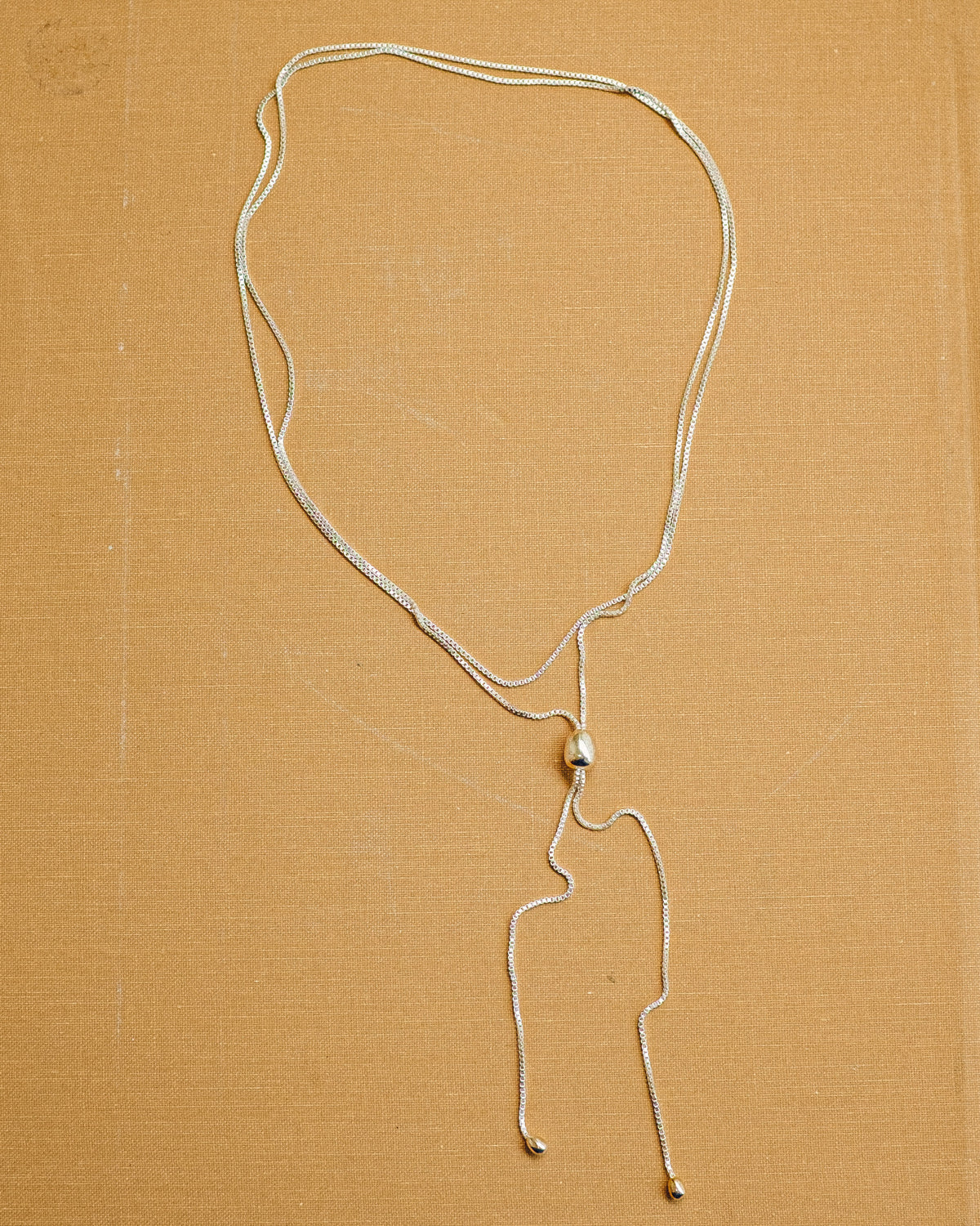 Infinity Bolo Necklace - Silver
