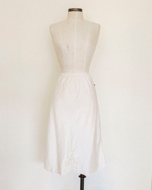 Ivory Slip Skirt