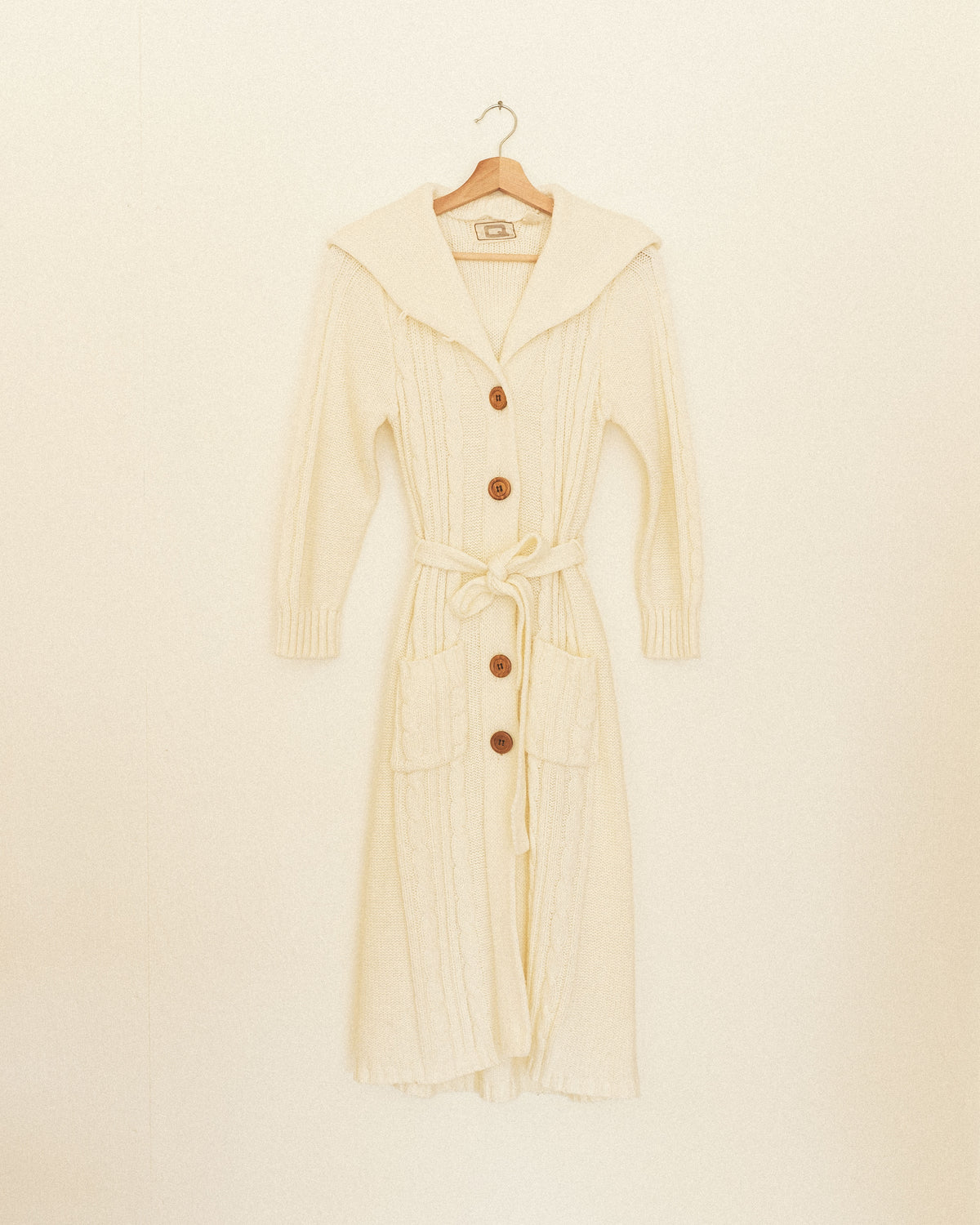 70's Cable Knit Cardigan