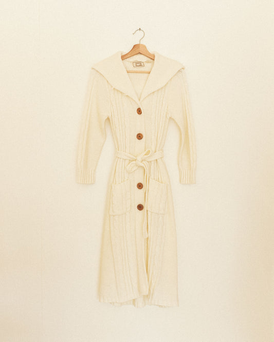 70's Cable Knit Cardigan