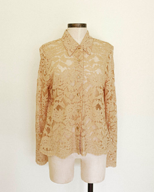 Golden Lace Shirt