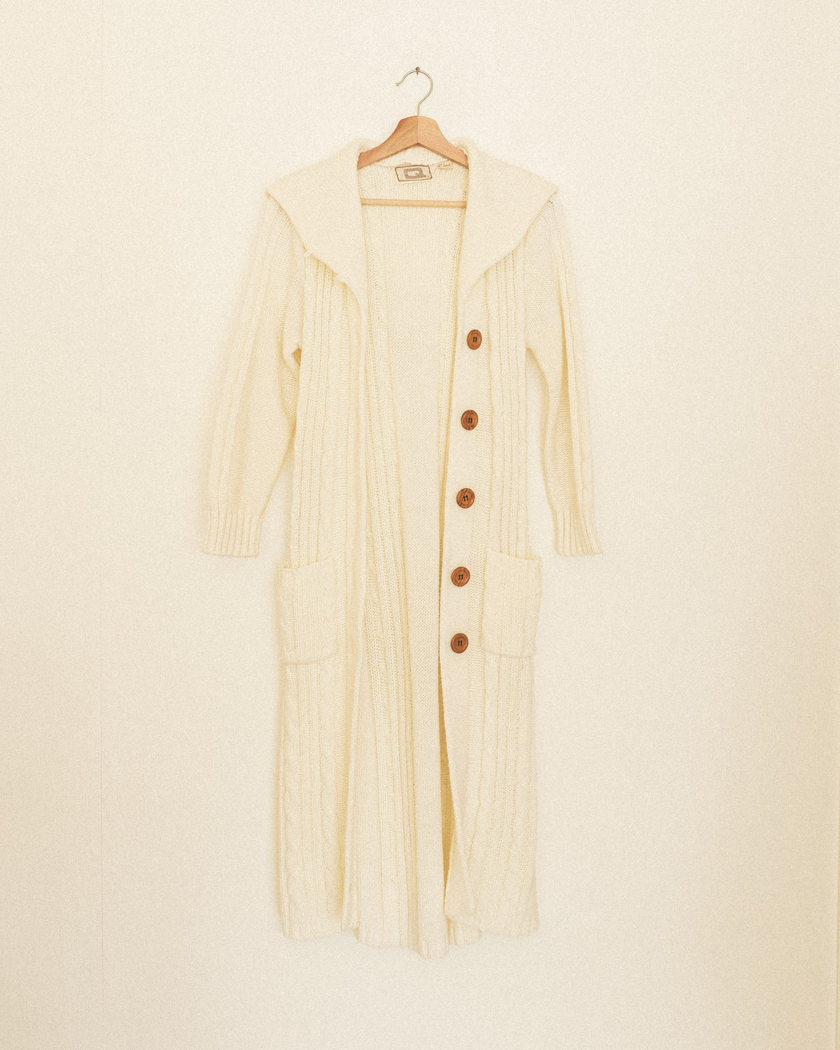 70's Cable Knit Cardigan