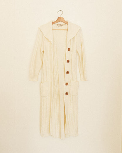 70's Cable Knit Cardigan