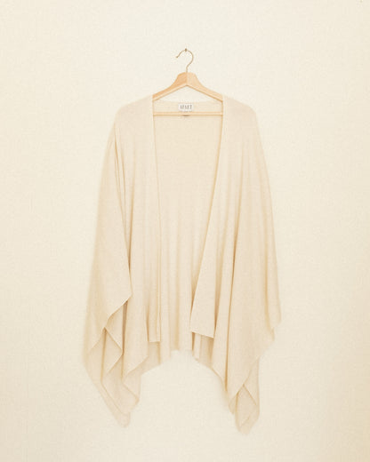 Ivory Wool Shawl