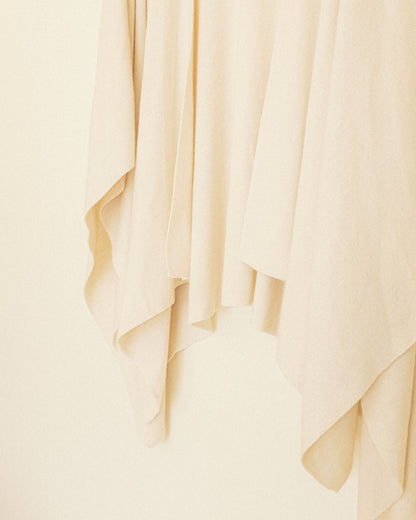 Ivory Wool Shawl