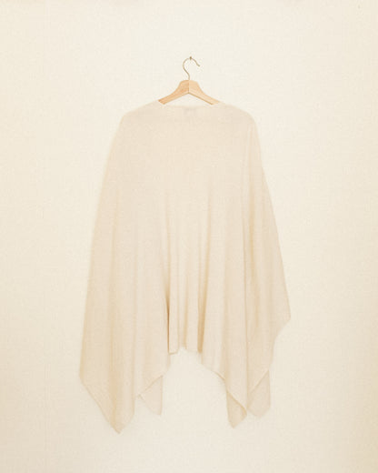 Ivory Wool Shawl