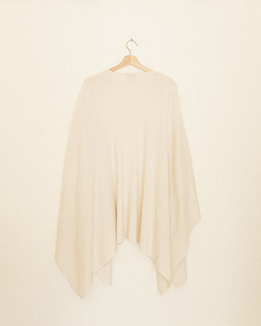 Ivory Wool Shawl