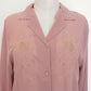 70's Mauve Sheer Blouse