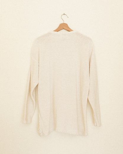 Square Knit Oversized Sweater