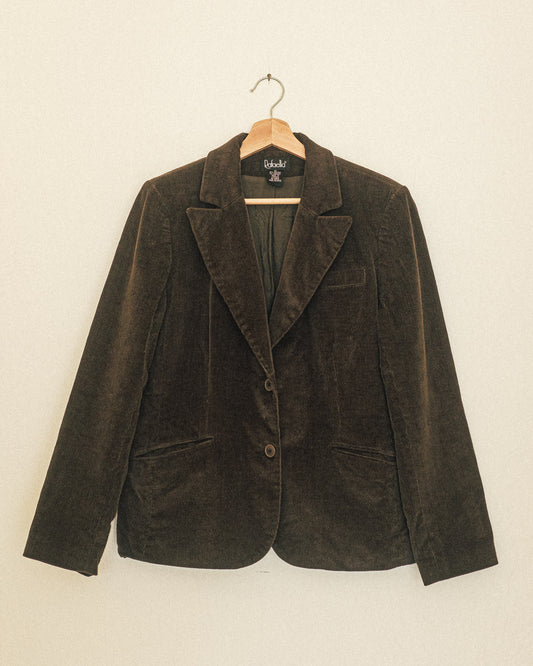 Olive Corduroy Blazer
