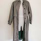 Olive Rain Trench Coat