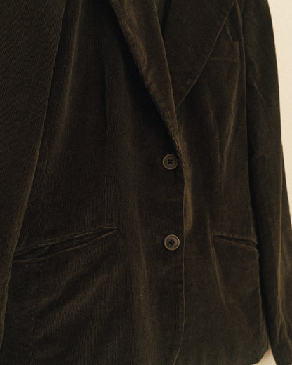 Olive Corduroy Blazer