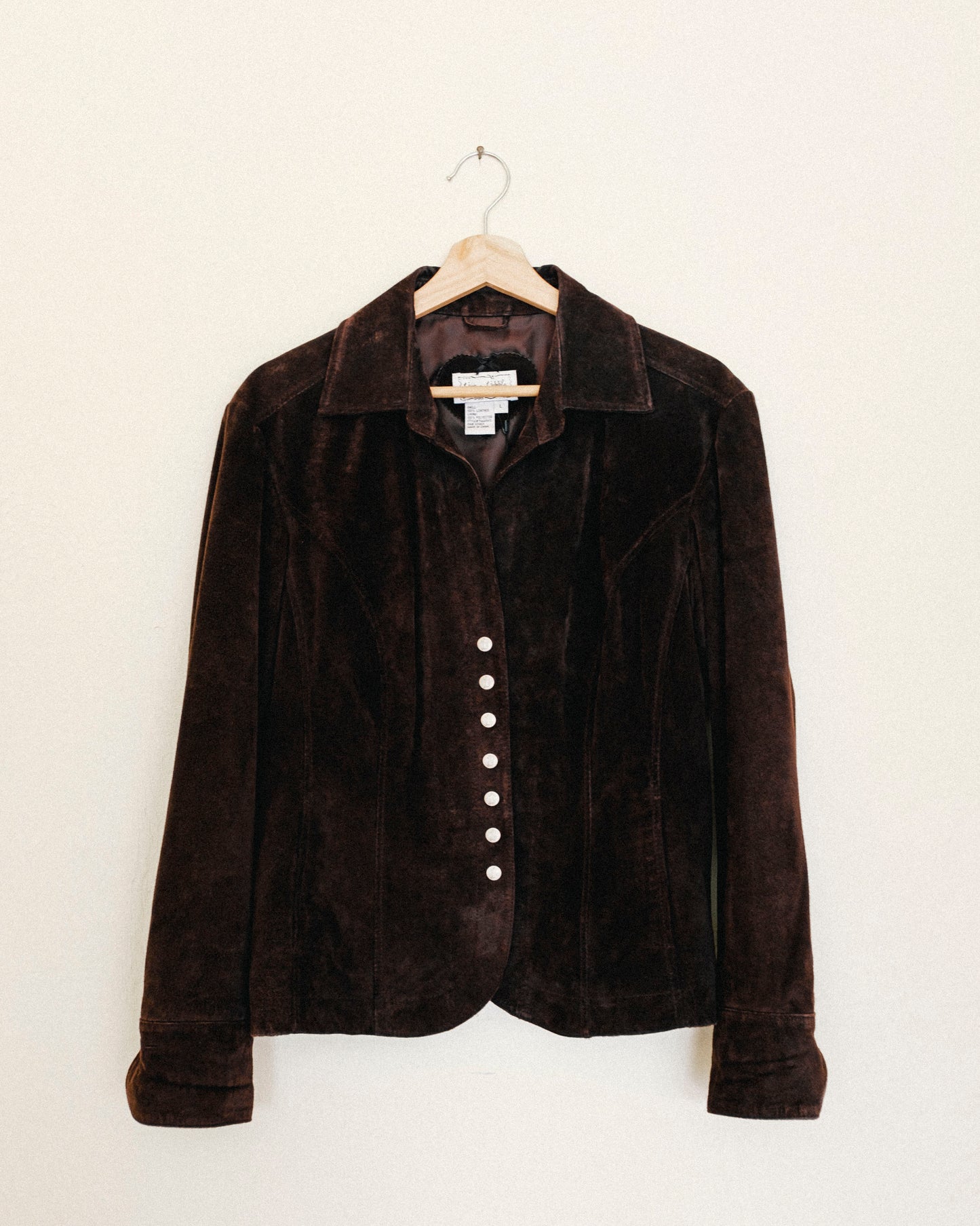 Walnut Suede Jacket