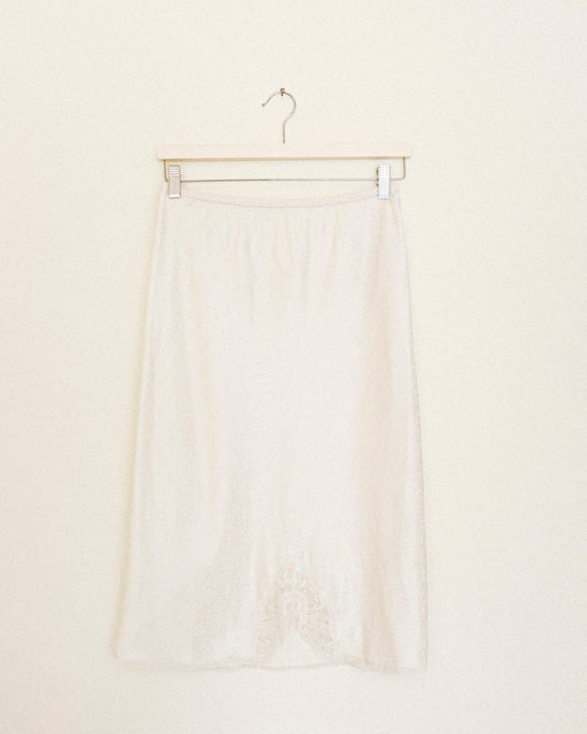 Ivory Slip Skirt