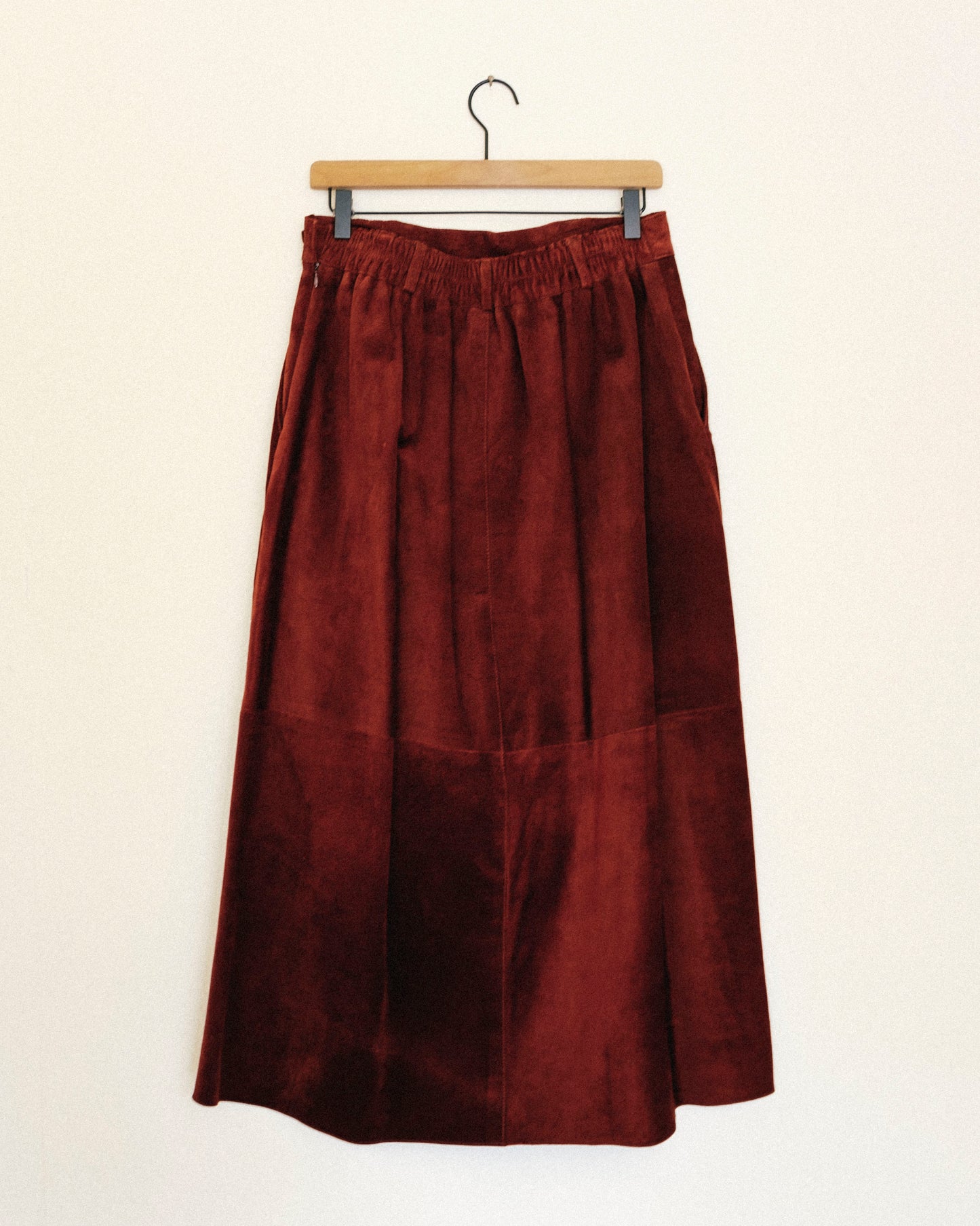 Cinnamon Suede Skirt