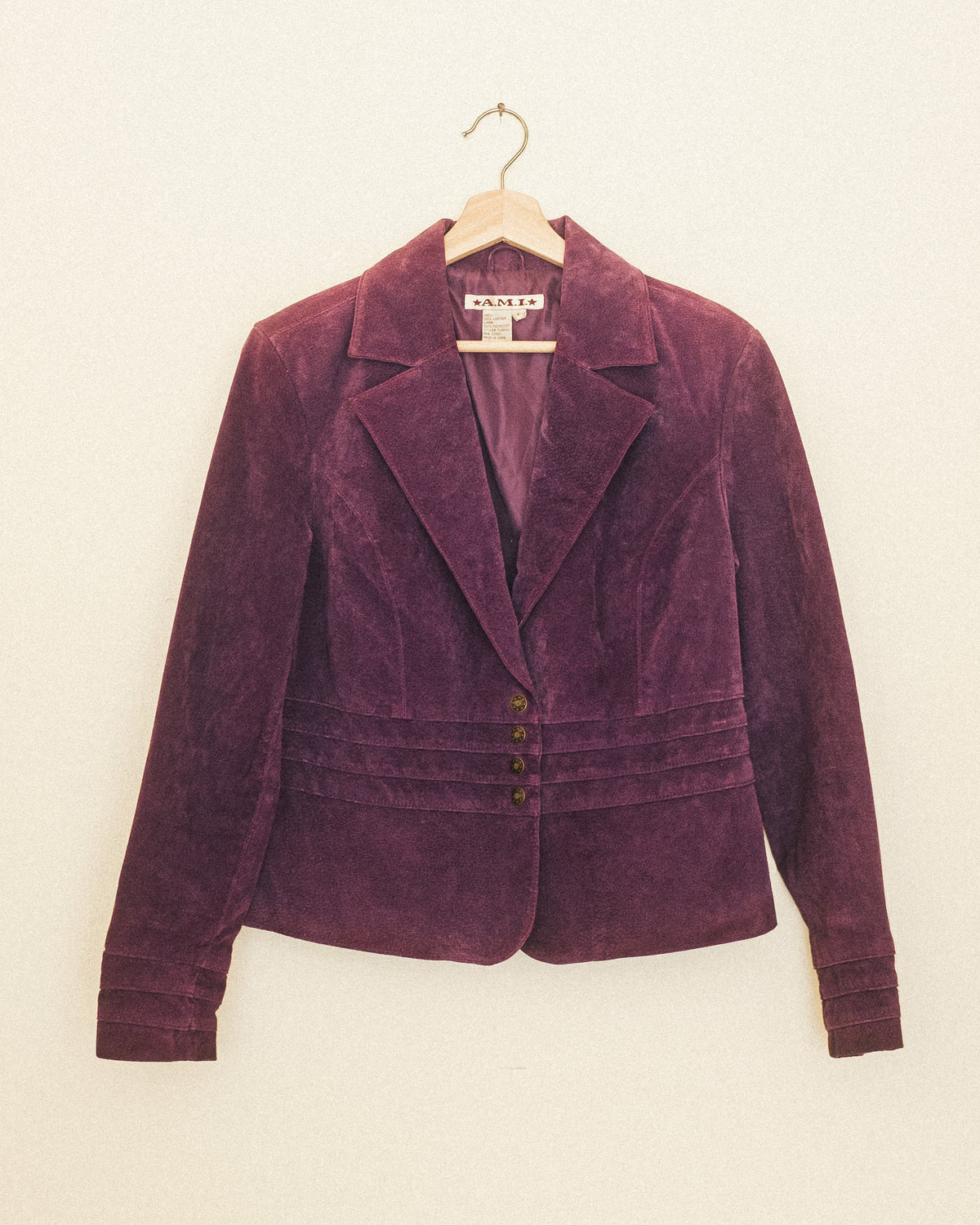 Plum Suede Jacket