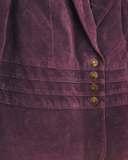 Plum Suede Jacket