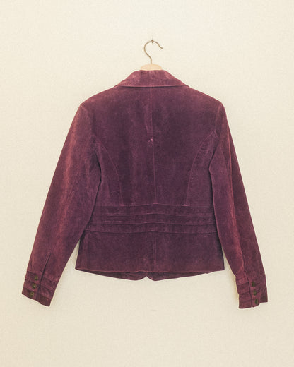 Plum Suede Jacket