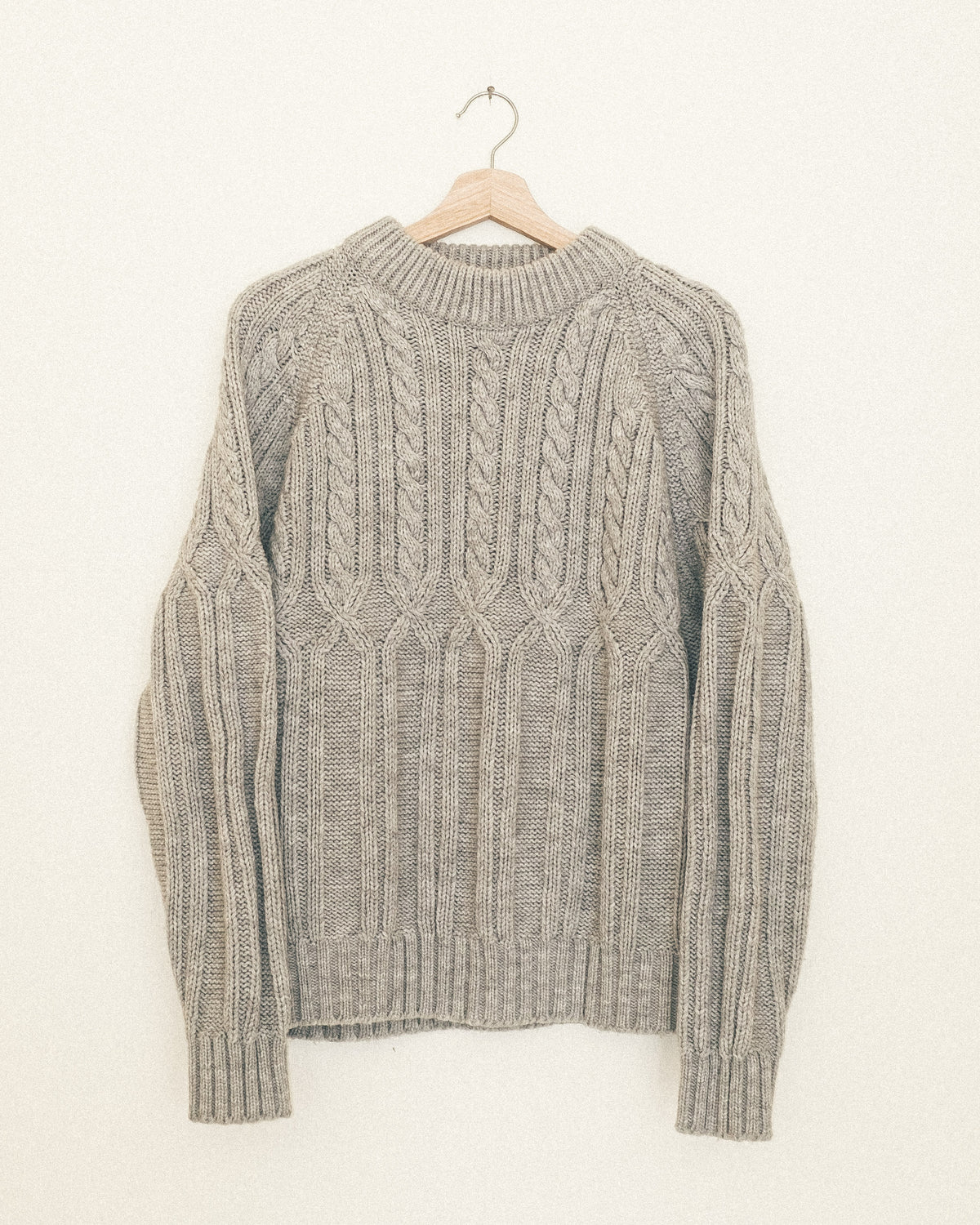 Silver Chunky Sweater