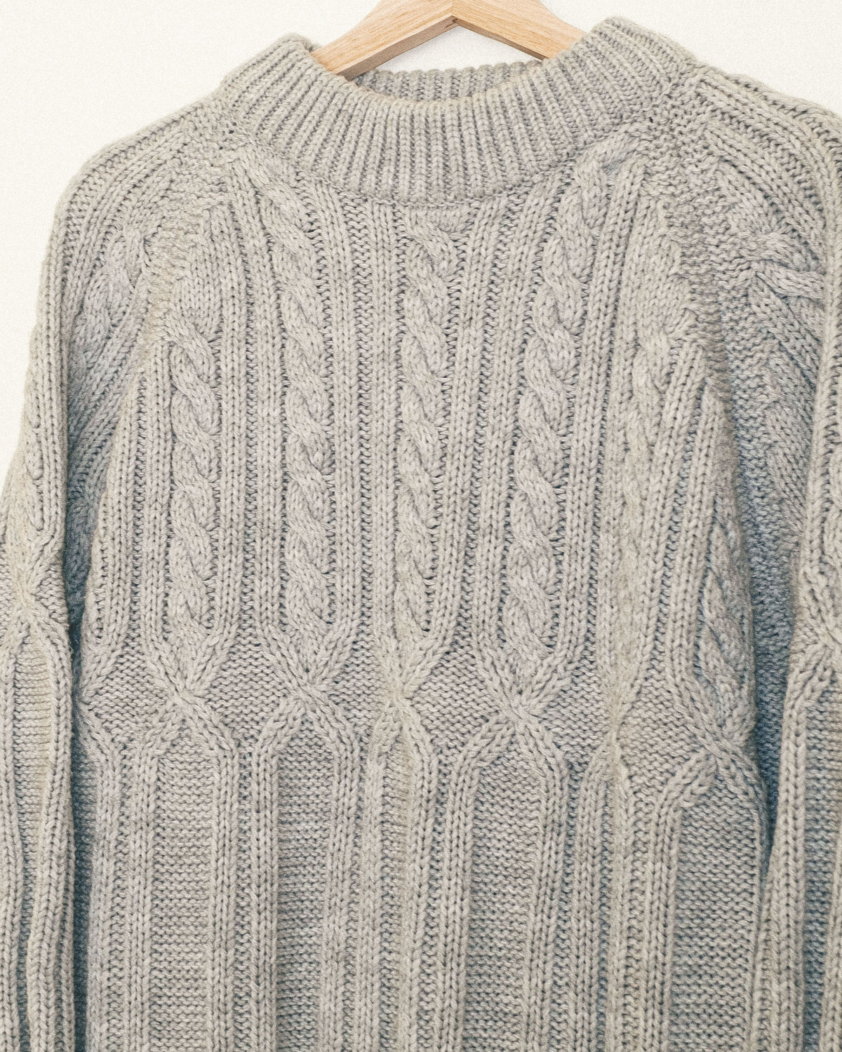 Silver Chunky Sweater
