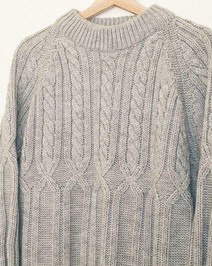 Silver Chunky Sweater
