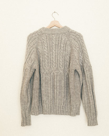 Silver Chunky Sweater
