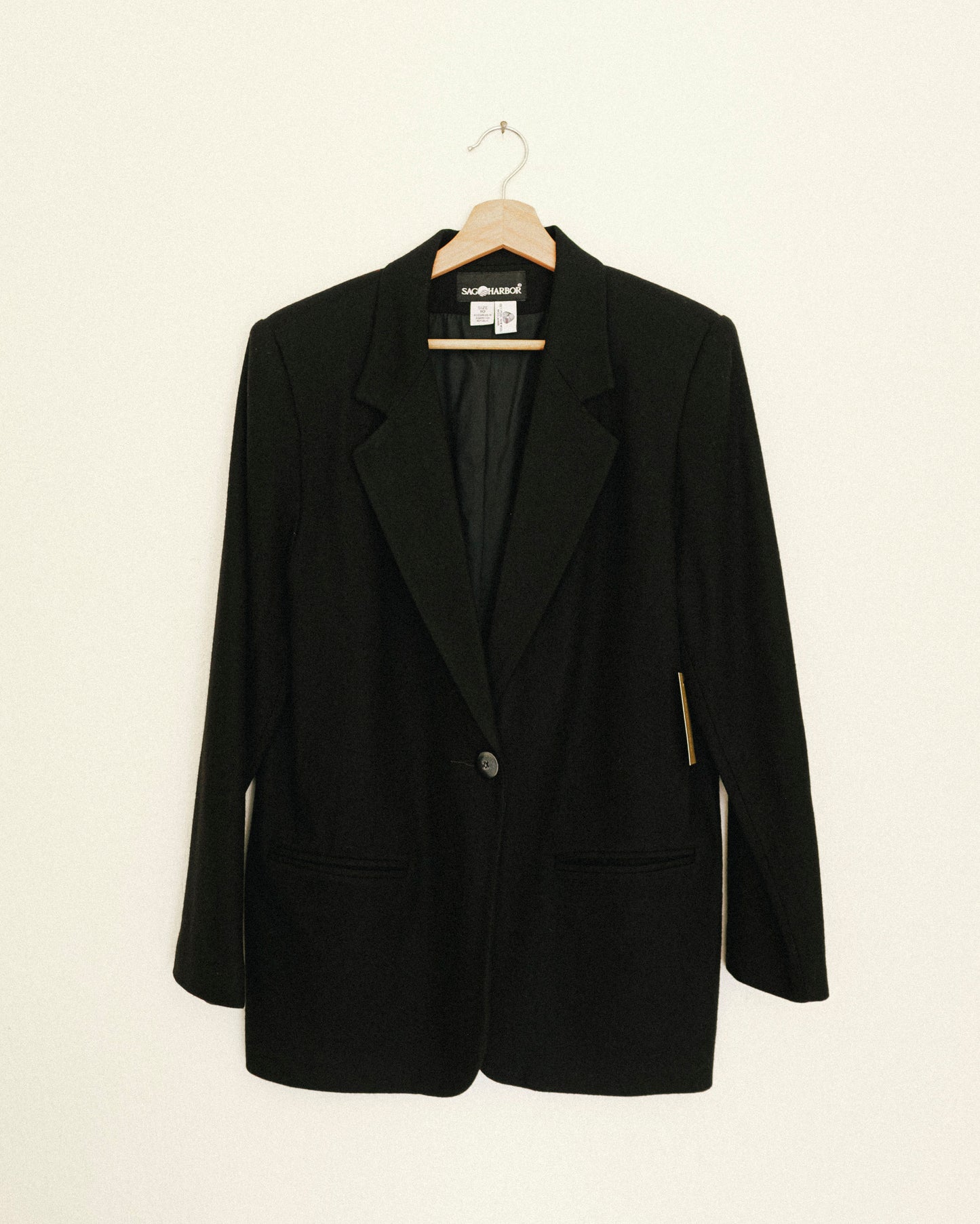 Noir Wool Blazer