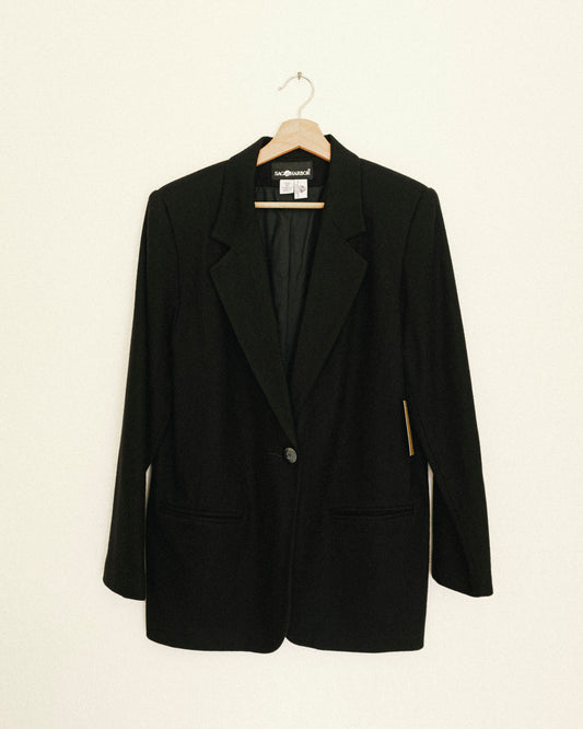 Noir Wool Blazer