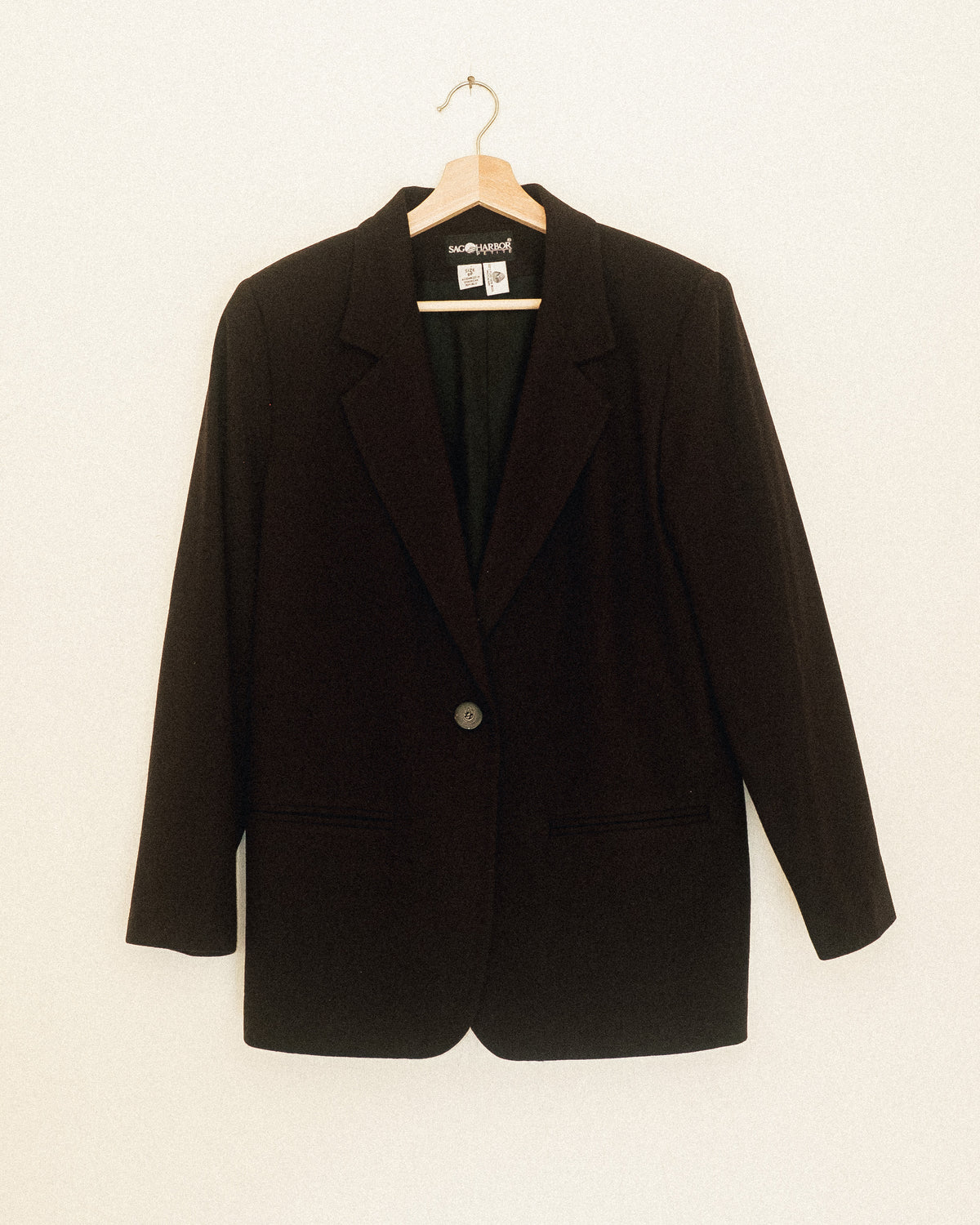 Noir Wool Blazer