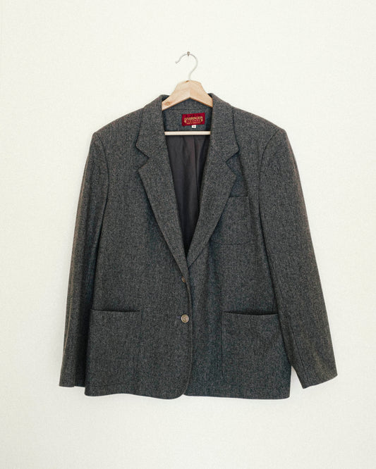 Charcoal Wool Blazer