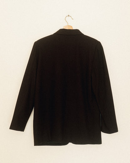 Noir Wool Blazer