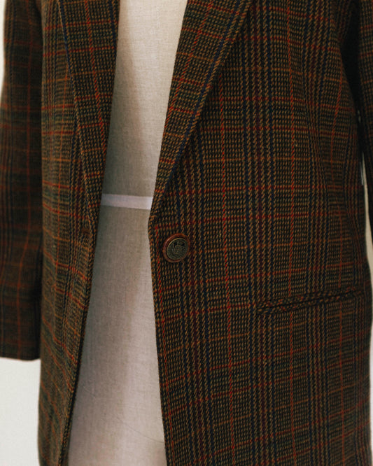 Autumn Plaid Blazer